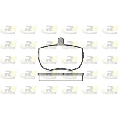 Abbildung von ROADHOUSE 2056.00 Bremsbelagsatz Vorderachse LAND ROVER: Defender SUV, Pickup, SUV Cabrio, FORD: Transit Mk3 Kastenwagen