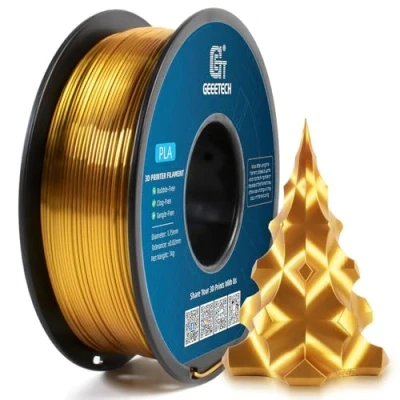 Abbildung von GEEETECH PLA filament 1,75mm Silk Gold für 3d Drucker 1KG Spool