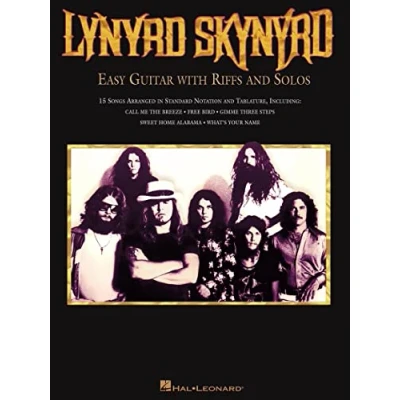 Abbildung von Lynyrd Skynyrd: Easy Guitar With Riffs And Solos (TAB Book): Noten, Grifftabelle für Gitarre