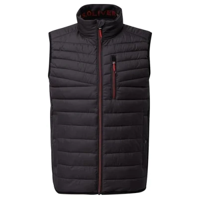 Abbildung von s.Oliver Herren 2156306 Steppweste, 9999 Schwarz, 5XL