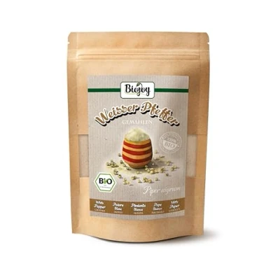 Abbildung von Biojoy BIO Pfeffer weiß gemahlen (250 g), Weißer pfeffer, ohne Zusätze (Piper nigrum L.)