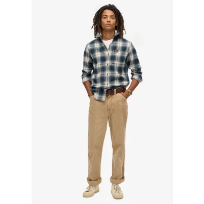 Abbildung von Superdry LONG Sleeve Hemd, Herren, Größe: XXL, Cedar check navy