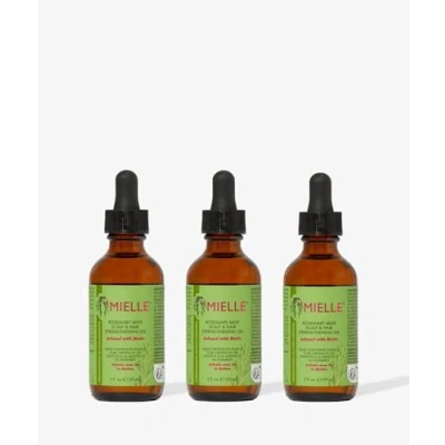 Abbildung von Mielle Rosemary Mint Growth Oil Trio (3er Set)