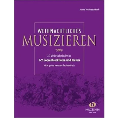 Abbildung von Weihnachtliches Musizieren: für 1 2 Sopranblockflöten und Klavier