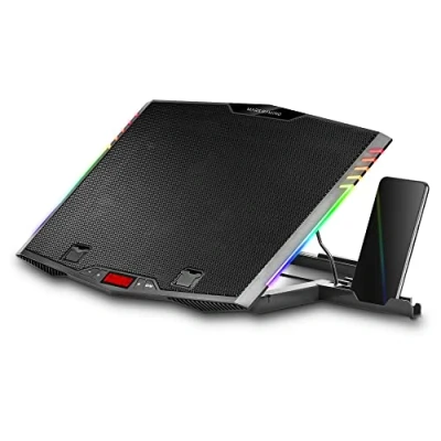 Abbildung von MARSGAMING MNBC5, XL Cooling Base &amp; Stand ARGB, 6 Fans, Smartphone Holder