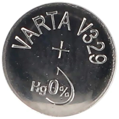 Abbildung von VARTA Batterien V329/SR731 Knopfzelle, 1 Stück, Silver Coin, 1,55V, für elektronische Kleingeräte Uhren, Autoschlüssel, Fernbedienungen, Waagen