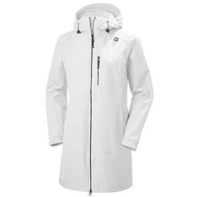 Abbildung von Helly Hansen Damen W Long Belfast Jacket, Weiß, M EU