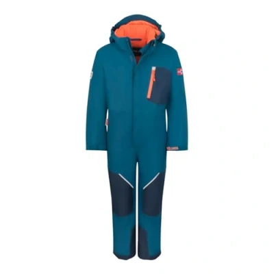 Abbildung von Trollkids Kinder Schneeoverall Isfjord, Madeira Blau/Tieforange, Größe 110