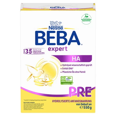 Abbildung von Nestle BEBA Expert HA Pre Pulver 550 g
