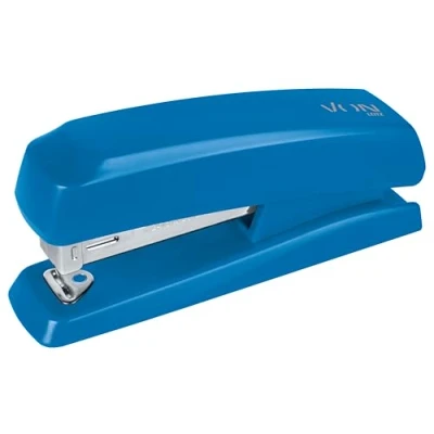 Abbildung von VON Leitz Heftgerät, für 20 Blatt, Tacker mit kompakter Größe ideal zu Hause, im Büro oder in der Schule, Metall und Kunststoff, Blau, 56200035