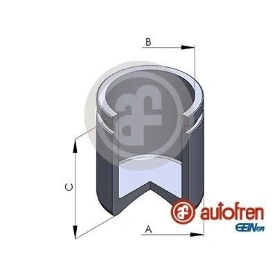 Abbildung von AUTOFREN SEINSA D02561 Kolben, Bremssattel 48 Vorderachse ATE VOLKSWAGEN: GOLF 1, 2, Passat B3/B4 Variant