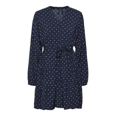 Abbildung von Vero Moda Sommerkleid VMJOSIE (1 tlg) Drapiert/gerafft
