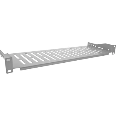 Abbildung von InLine 19&quot; Fachboden, 150mm, 10kg, 1HE, RAL 7035 grau, 19114B
