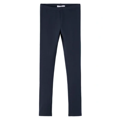 Abbildung von Name it Nkfdavina SWE N Thermo NOOS Leggings Hosen für Kinder, Größe: 128, Dark sapphire