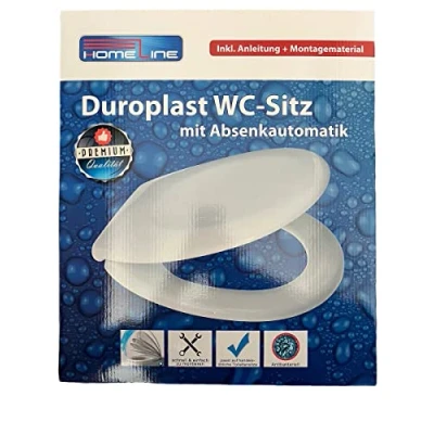 Abbildung von Homeline WC Sitz Duroplast Toilettensitz mit Absenkautomatik, Maximaler Sitzkomfort
