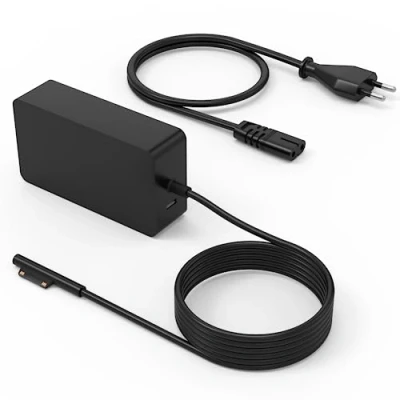 Abbildung von Surface Ladekabel 65W für Microsoft Pro 10/9/Pro 8/Pro 3/Pro 7/ 4/Pro 5/Pro 6/Pro X,Surface Laptop 5/4/3/2,Surface Book 3/2,Surface Go 3/2 Netzteil,USB Port