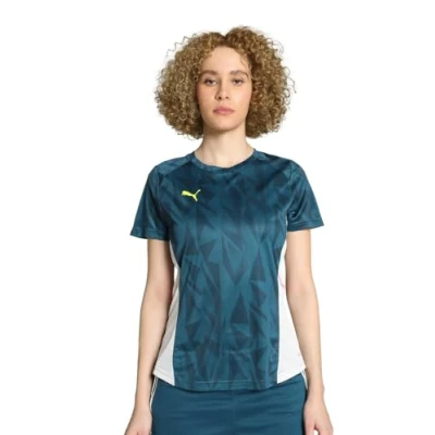 Abbildung von Puma Individualblaze Sport Tshirt, Damen, Größe: Large, Ocean tropic/silver mist