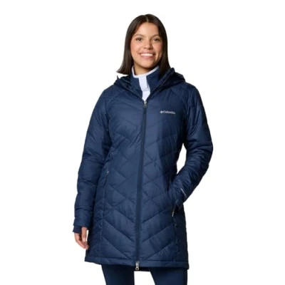Abbildung von Columbia Damen Heavenly Long Hooded Jacket Puffer (1er Pack)