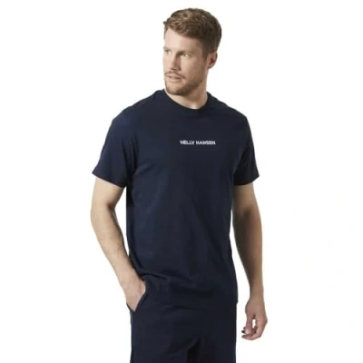 Abbildung von Helly Hansen CORE Tshirt print, Herren, Größe: Small, Navy