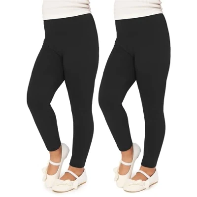 Abbildung von Merry Style Leggings Mädchen Lange Hose Freizeithose mit weitem Bein MS10 130 (2 tlg) aus Viskose, elastischer Bund