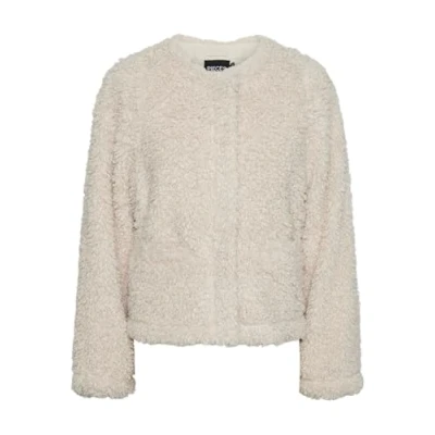 Abbildung von Pieces Pcnoisella Teddy Jacket Winterjacke, Damen, Größe: Medium, Birch