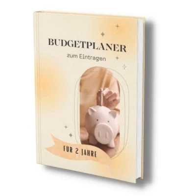 Abbildung von Budgetplaner: 2 Jahre Haushaltsbuch zum Eintragen. Sehr übersichtlich, strukturiert &amp; einfach. Alle Einnahmen und Ausgaben im Blick. 100 Seiten, undatiert. (Finanzbuch Alles Griff!, Band 10)