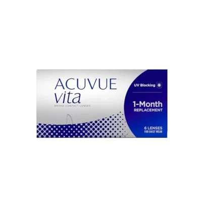 Abbildung von ACUVUE Vita Monatskontaktlinsen Mit maximalem Tragekomfort Den ganzen Monat lang 3,25 dpt &amp; BC 8.8 UV Schutz durchgängig hohem Feuchtigkeitsgehalt 6 Linsen
