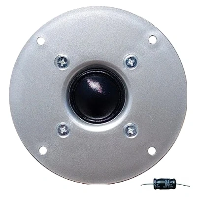 Abbildung von MASTER AUDIO 1 RSQ802/2 kalottenhochtöner kuppeltreiber 100 watt rms 200 max 10,00 cm mm 4&quot; impedanz 8 Ohm 25 Spule Ultra Slim Silver, stück