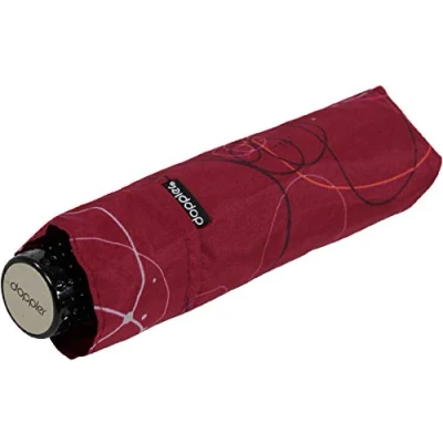Abbildung von doppler® Taschenregenschirm Super Mini Havanna Damen Barcelona, besonders leichter und kleiner Schirm, passt in jede Tasche