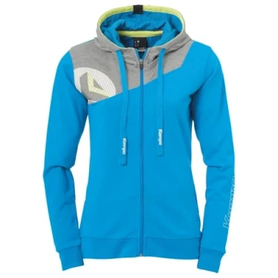 Abbildung von Kempa Herren Core 2.0 Kapuzen Jacke, blau/Dark grau melan, XS