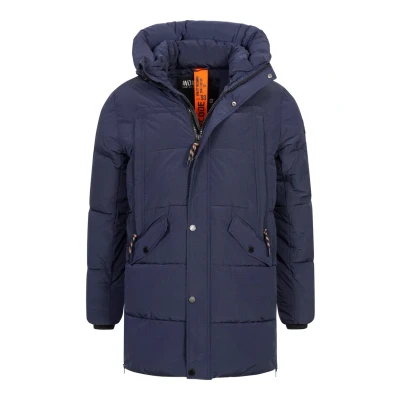 Abbildung von Indicode Jeans Kasper Wintermantel, Herren, Größe: Small, Navy