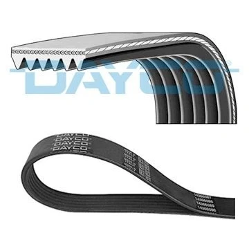 Abbildung von DAYCO 6PK1120H Keilrippenriemen 6 AUDI: A4 B9 Avant, A5 Sportback, Q5