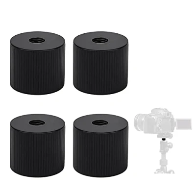 Abbildung von 4Pcs Kamera Konverter Schraube Stativmutter 1/4 Zoll Gewinde Stativgewinde Adapter,Stativ Adapter Stativ doppelschraube für Licht Standplatz Monopad