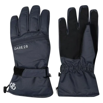 Abbildung von Dare 2b Worthy warme wasserdichte Herren Skihandschuhe. dunkelgrau