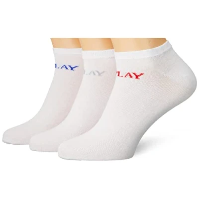 Abbildung von Replay 3PACK Socken, Herren, Größe: 35 38, White/logo ass colours