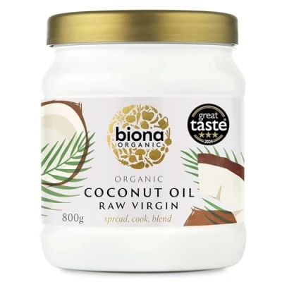 Abbildung von Biona Organic Kokosöl zum Kochen und Backen 800g Gesunde Alternative zu herkömmlichen Speiseöl