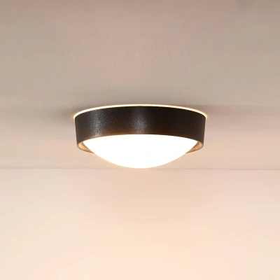 Abbildung von Lucide LEX Deckenleuchte Ø 25 cm 1xE27 Schwarz