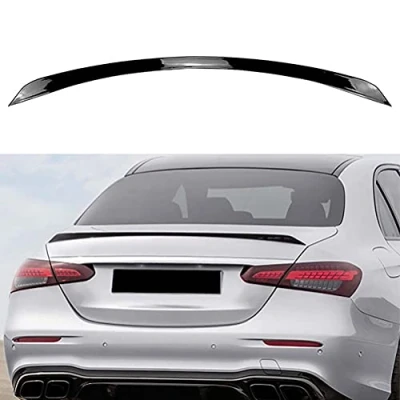 Abbildung von Auto ABS Heckspoiler Für Mercedes Benz W213 E260 E300 E63S 2016 2017 2018 2019 2020 2021, Kofferraumspoiler Autodach Rear Spoiler Lippe Styling Karosserie Tuning Ersatz Umbauzubehör