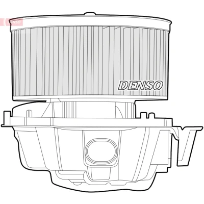 Abbildung von DENSO DEA23014 Innenraumgebläse für Linkslenker RENAULT: Modus / Grand