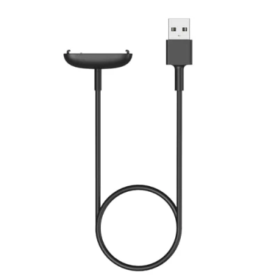Abbildung von MoKo 1 Stück Ladekabel Kompatibel mit Fitbit Inspire 3, Magnetische Ersatz Ladegerät Ladestation 100cm USB Kabel, Schwarz
