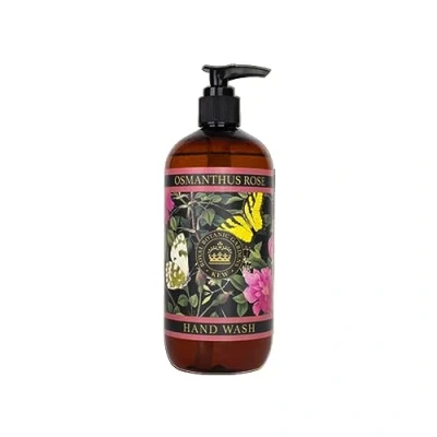 Abbildung von The English Soap Company Kew Gardens Luxuriöse Hand und Körperwäsche, erfrischende botanische Reinigung mit reichhaltigem Schaum, Osmanthus Rosen Duft 500 ml