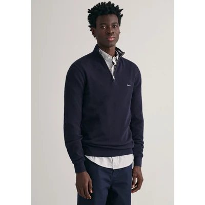 Abbildung von GANT Classic V NECK Strickpullover, Herren, Größe: Large, Evening blue