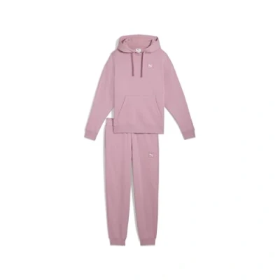 Abbildung von Puma Loungewear Fleece Jogginganzug Damen Mit Print Poised Pink Größe: XXL