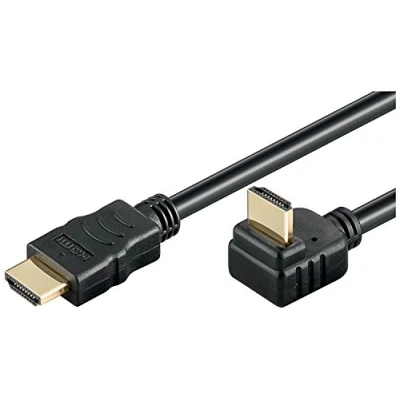 Abbildung von Goobay 31921 HDMI High Speed Kabel 1.4, 270 Grad gewinkelt mit Ethernet, 4K, Full HD, 3D, Stecker &gt; Stecker, 1,5 Meter