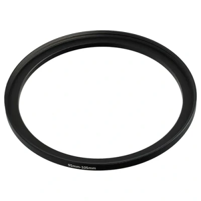 Abbildung von vhbw Step Up Ring Adapter von 95 mm auf 105 für Kamera Objektiv Filteradapter, Metall, Schwarz