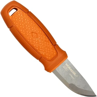 Abbildung von Morakniv 13502, Einzeln, Jagdmesser, Drop Point, Rostfreier Stahl, Thermoplastisches Elastomer (TPE), Orange