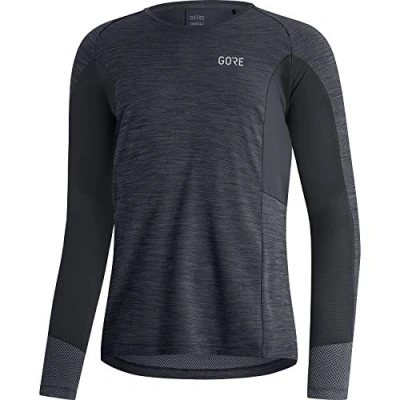 Abbildung von GORE WEAR Herren Langarm Laufshirt Energetic, M, Schwarz