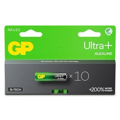 Abbildung von AA Batterien, 10 Stück, GP Ultra Plus, Alkaline 1,5 V, LR06, Lange Lebensdauer