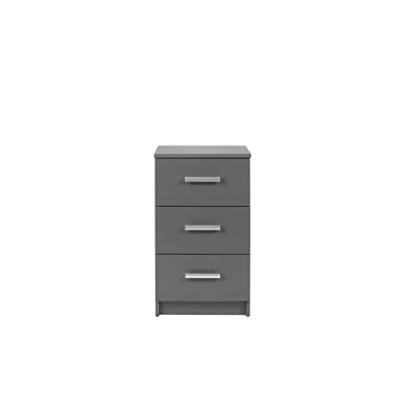 Abbildung von Inter Link Kommode Beistellschrank Moderne 3 Schubladen Grau Elenzio 3S
