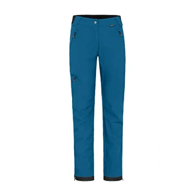 Abbildung von Bergson Outdoorhose TESSE COMFORT Damen Softshellhose, winddicht, strapazierfähig, Normalgrößen, Saphir